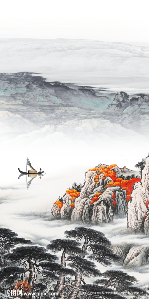 新品 新上传玄关画 tif分层