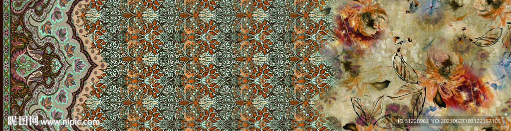 大牌  方巾  数码  