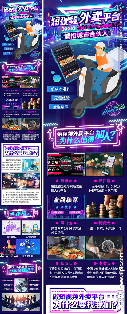 短视频外卖平台