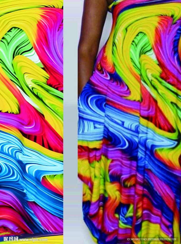 大牌 女装 扎染