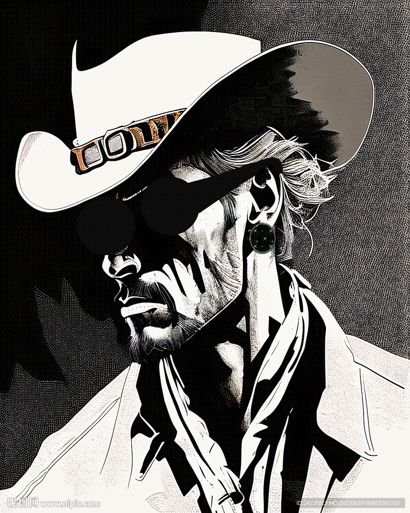 抽象人物装饰画