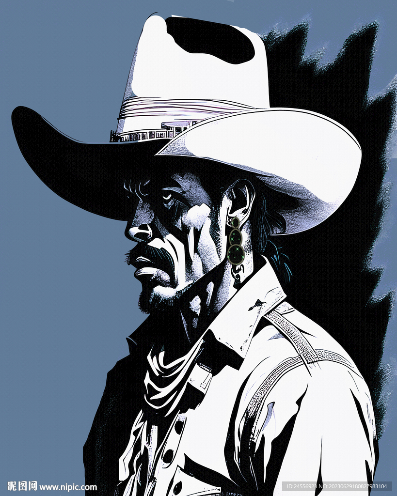 抽象人物装饰画