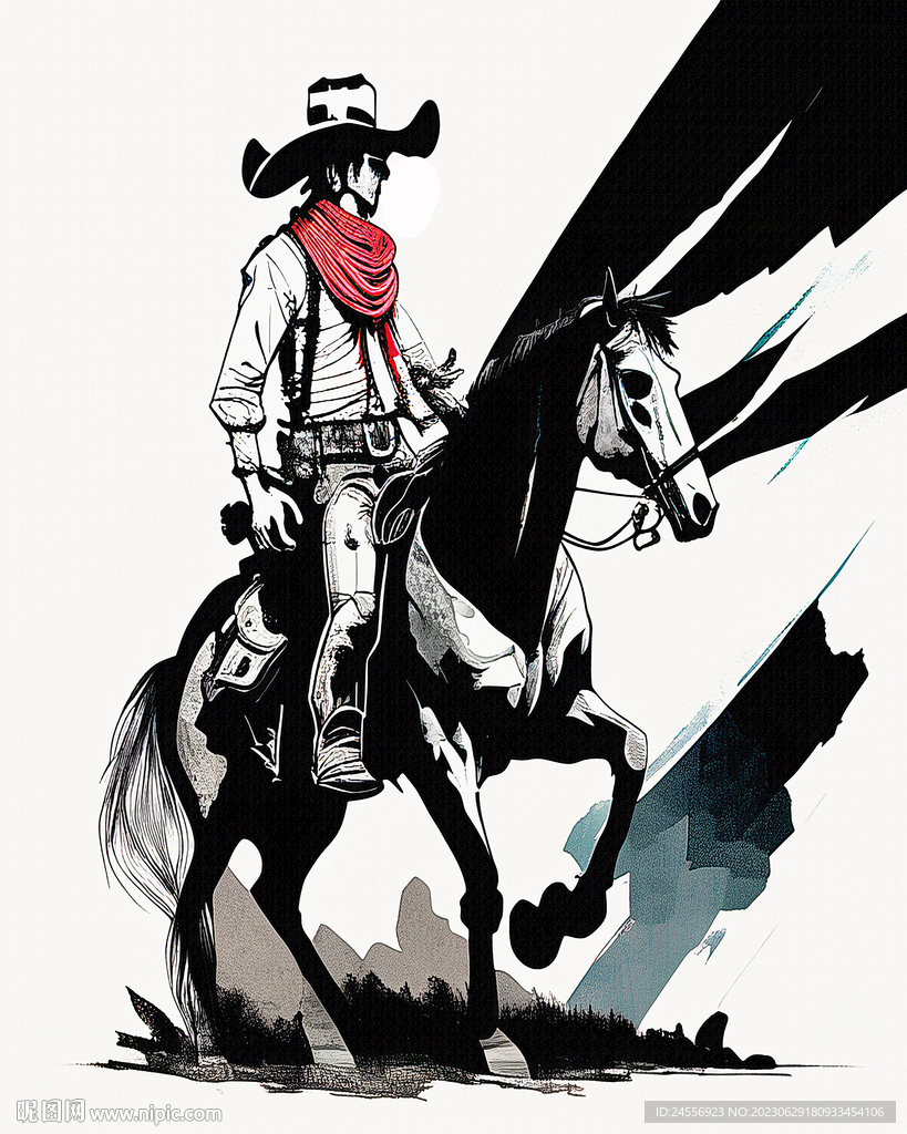 北欧抽象人物装饰画