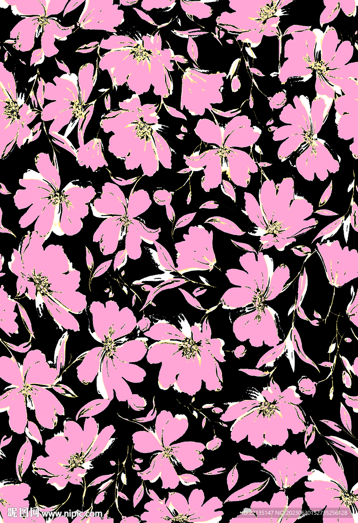 花鸟 花草 树鸟 树枝 数码印