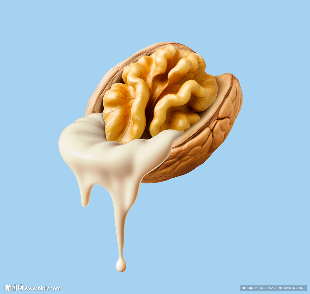 核桃奶滴核桃牛奶复合蛋白素材