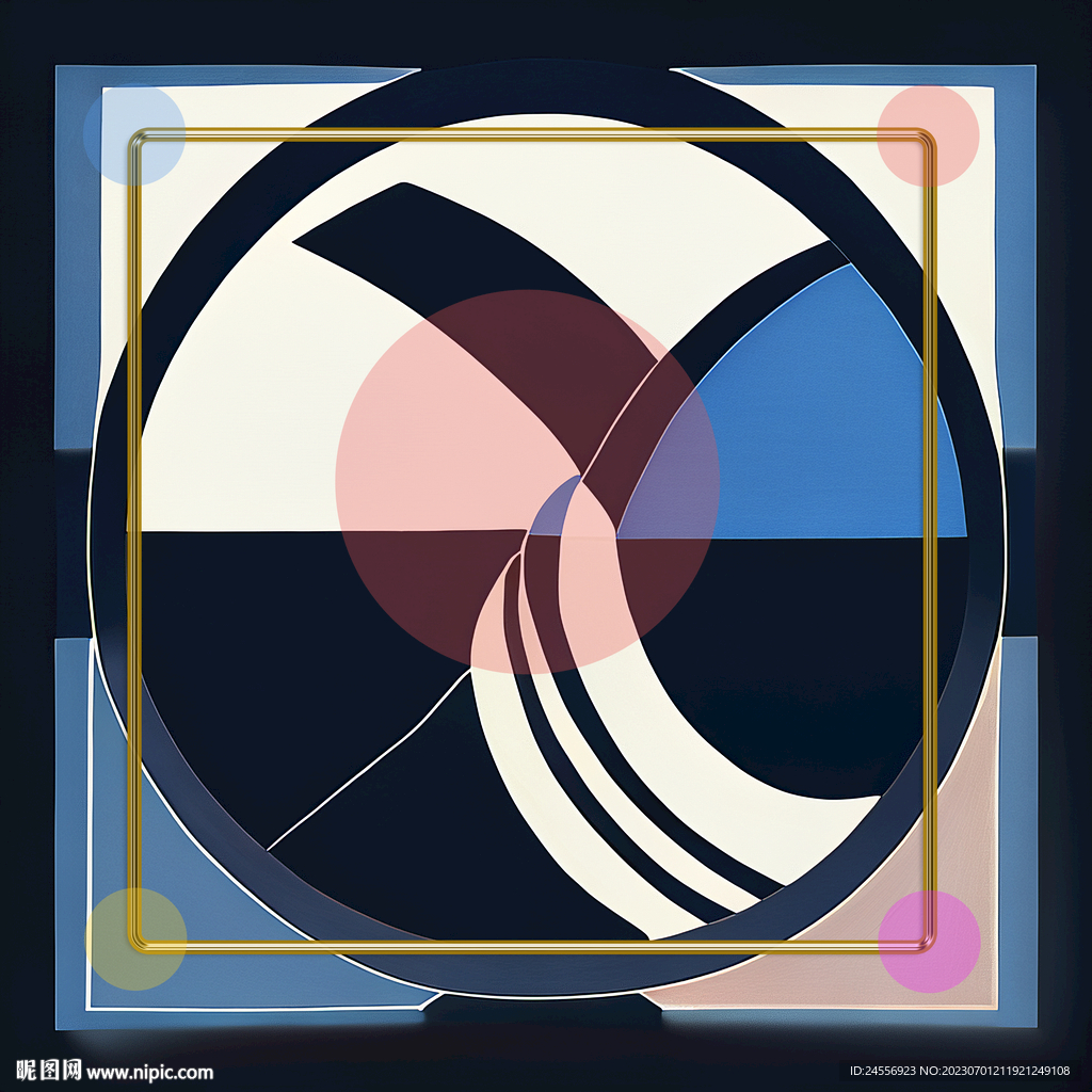 现代简约抽象画