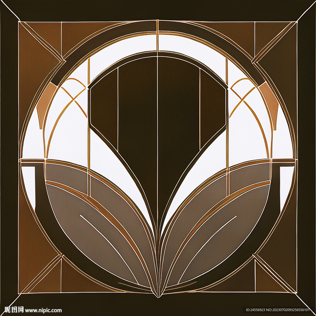 抽象几何装饰画