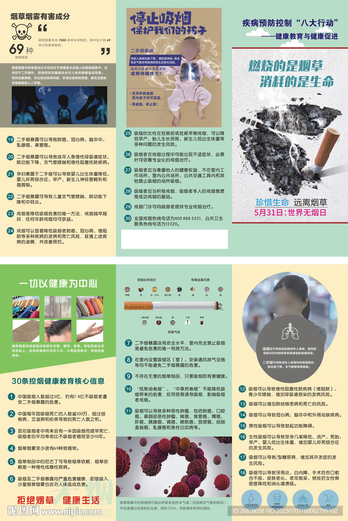 珍惜生命 远离烟草