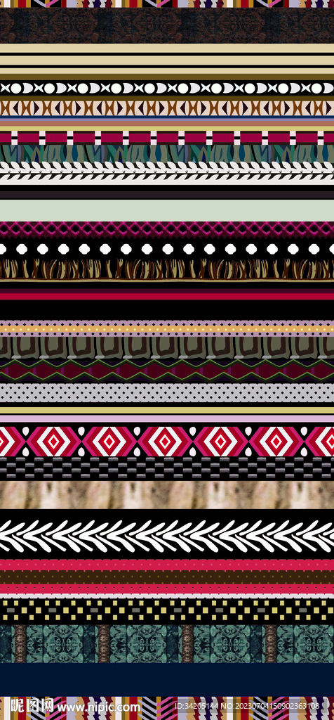 民族风几何 大牌 