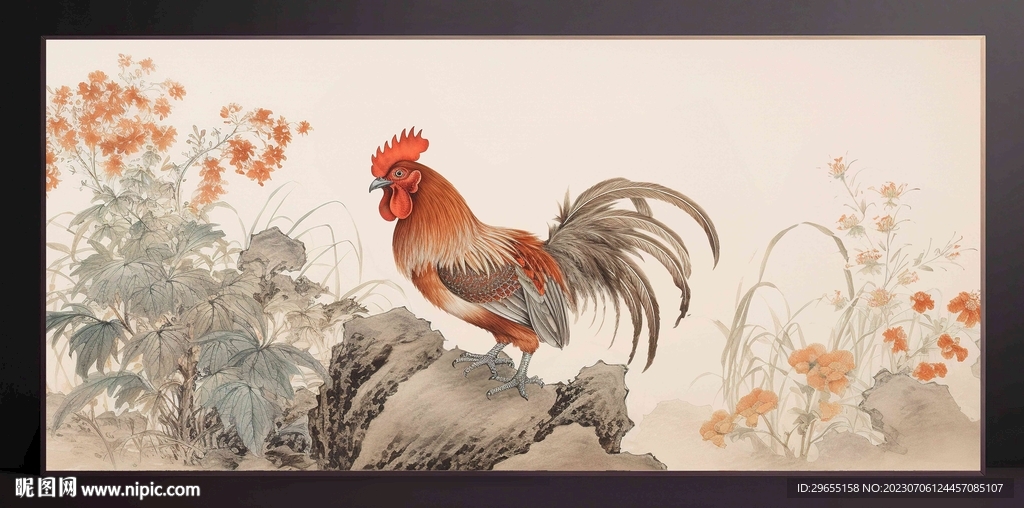 山水画装饰画无框画