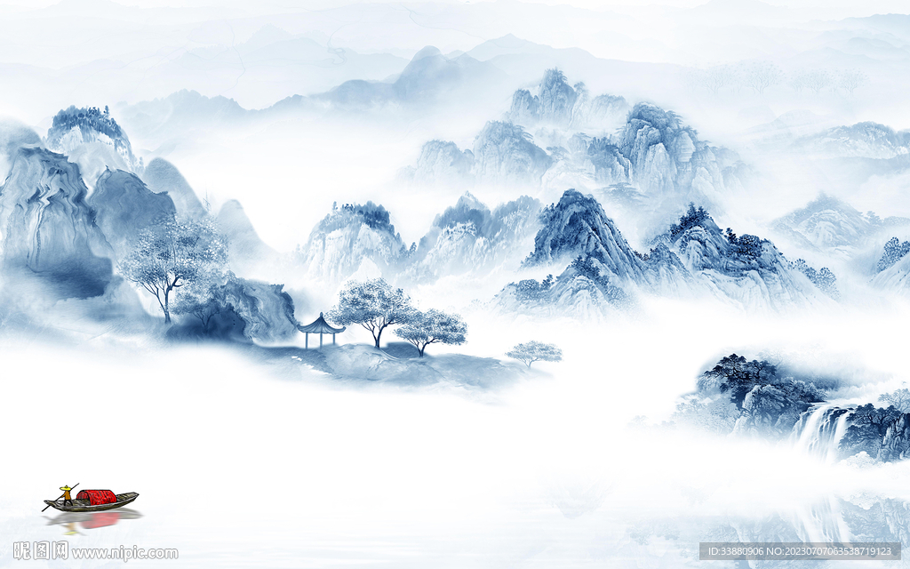 大气 简约最新山水 TiF分层