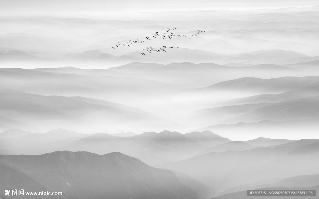 新中式禅意山水画