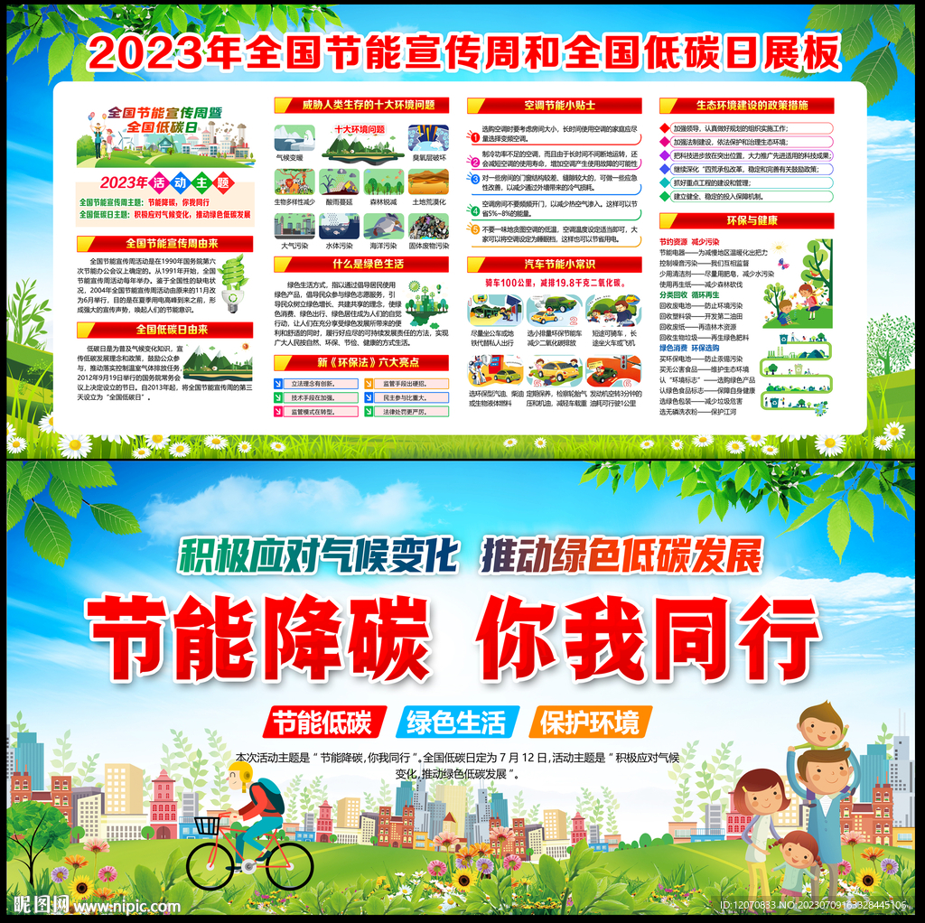 2023节能宣传周宣传栏