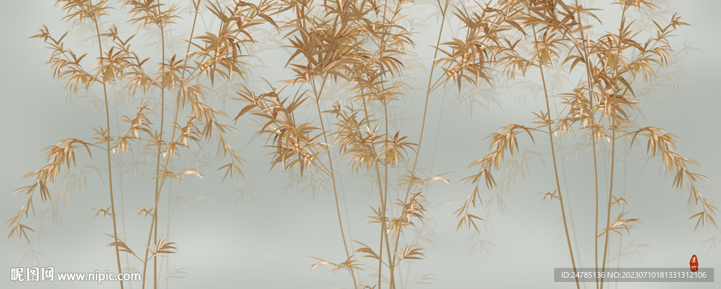 金色竹子