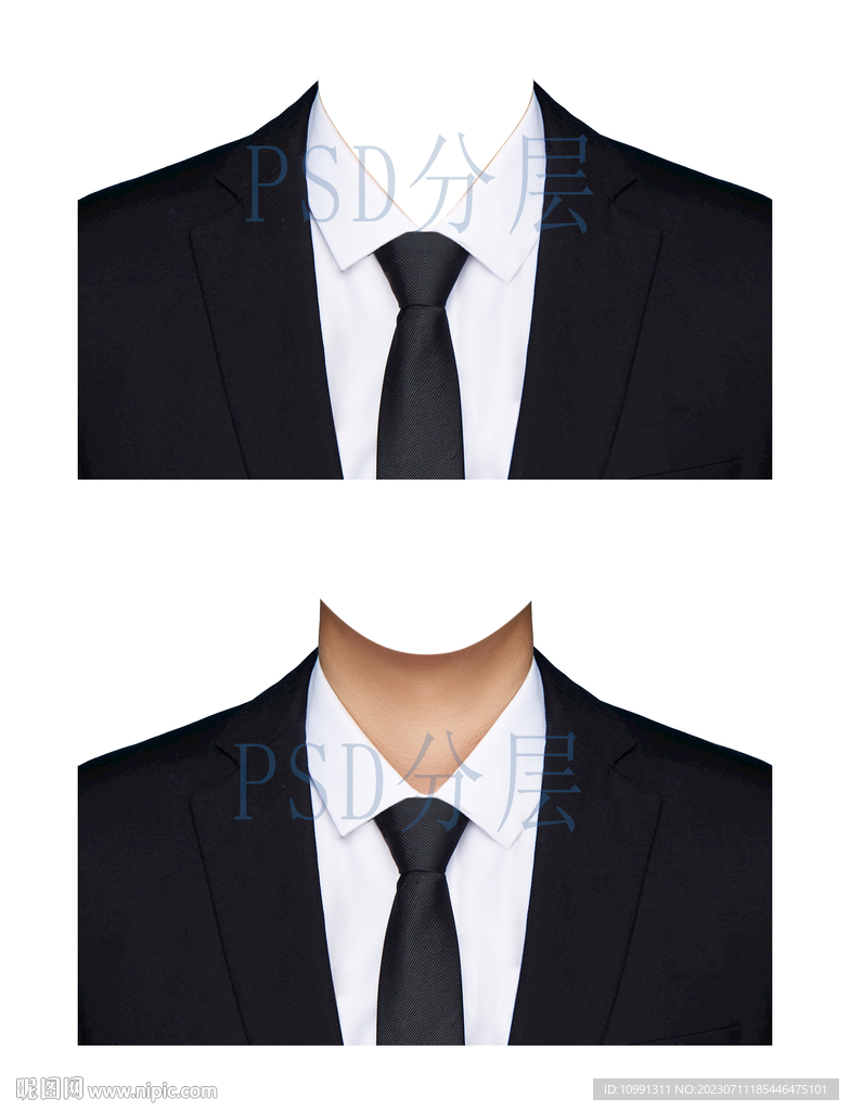 男西装psd