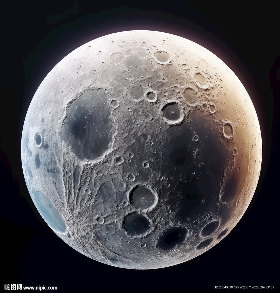 月球表面吊顶素材