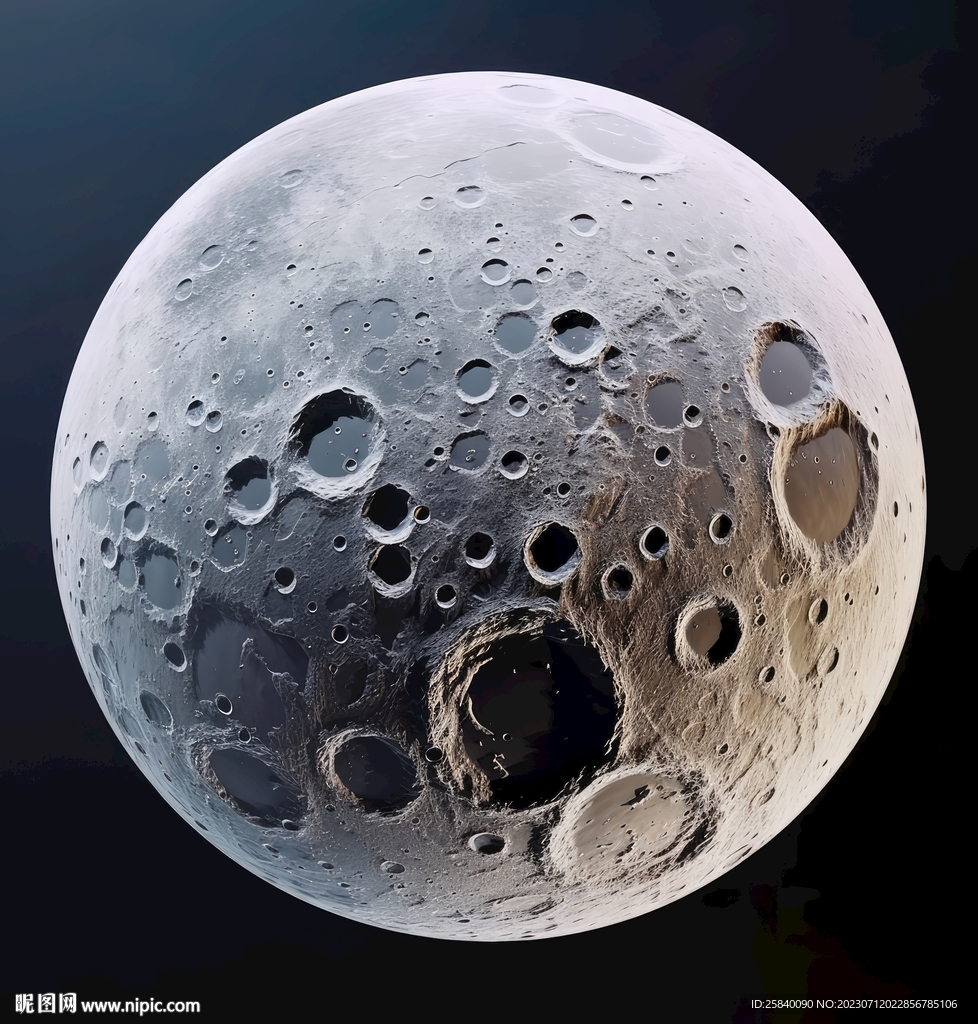 月球表面吊顶素材