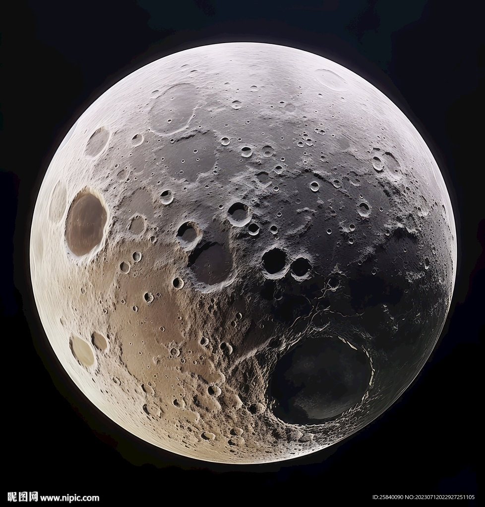 月球表面吊顶素材