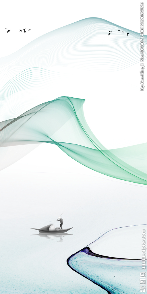 新品 新中式玄关画 TiF分层