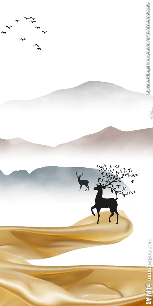 高端 最新传玄关画 TiF分层