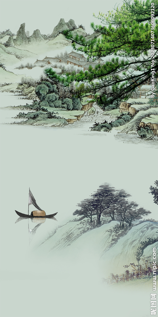 高端 新高清玄关画 TiF分层