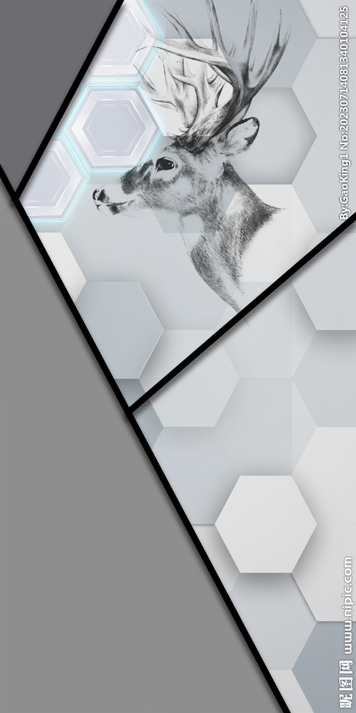 高端 人气玄关新画 TIF分层