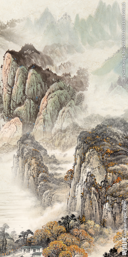 别墅 极简高档玄关 Tif分层