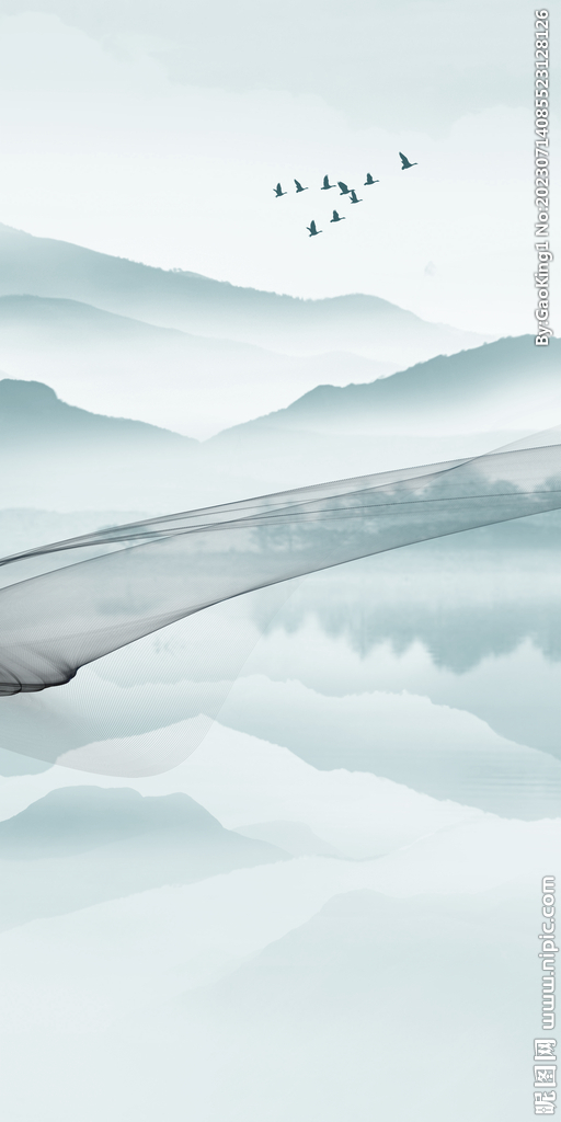 最新 山水高档玄关 tiF分层