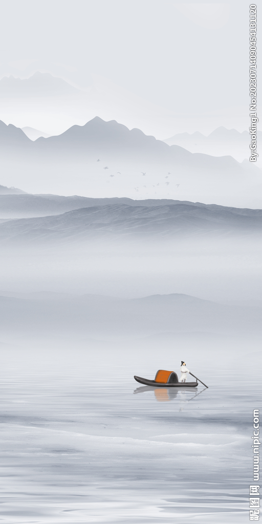 新品 山水高档玄关 tiF分层