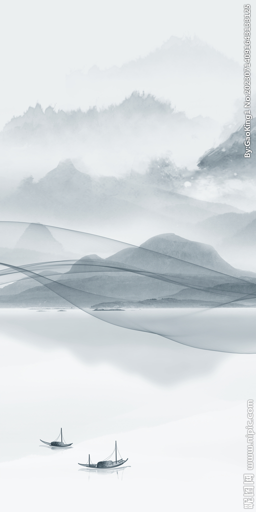 简约 山水最新玄关 tiF分层