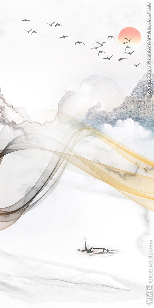 极简 中式最新玄关 tiF分层