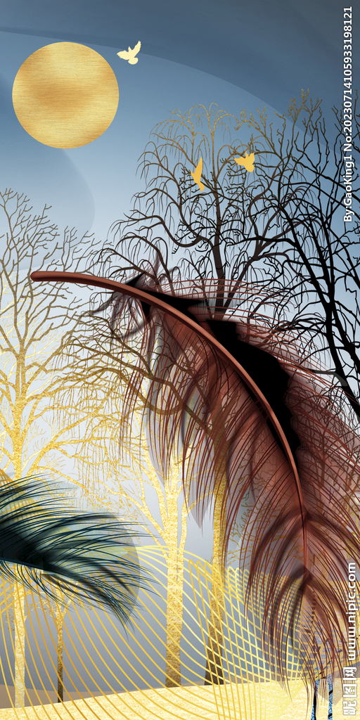 简约 中式清晰玄关 TiF分层