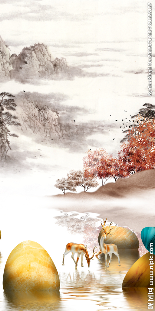 现代 高档新品玄关 Tif分层