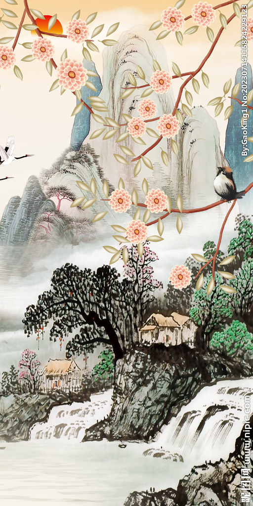 新传 别墅大气玄关 Tif分层