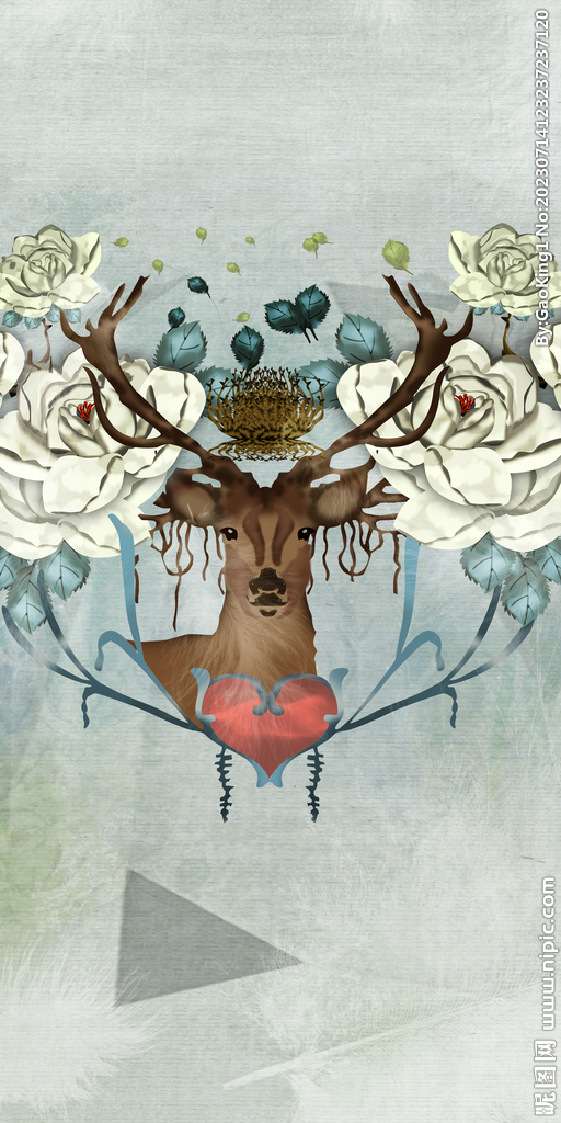 爆款 高清新玄关画 TIF分层