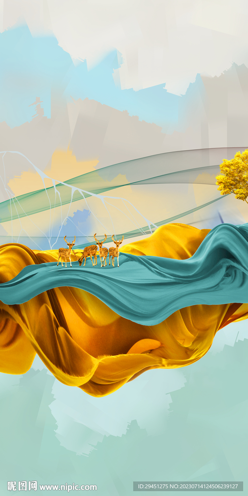 新款 爆款简约玄关 TiF分层