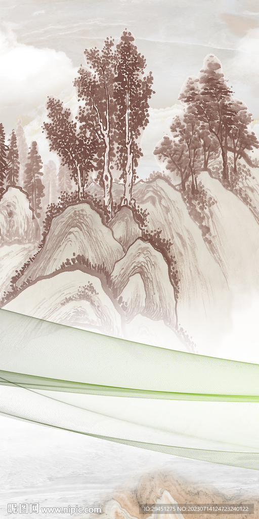 高档 爆款简约玄关 TiF分层