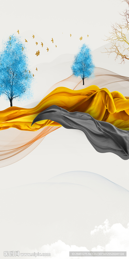 高清 爆款简约玄关 TiF分层