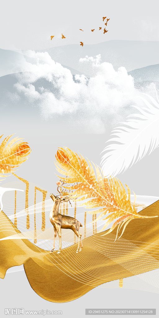 极简 最新清晰玄关 TiF分层