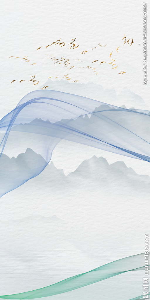 人气 爆款玄关新画 Tif分层