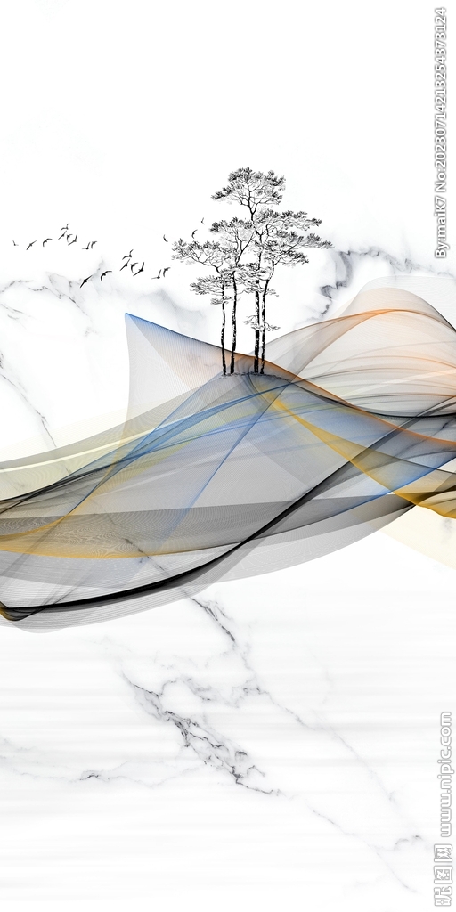 大气 爆款玄关新画 Tif分层