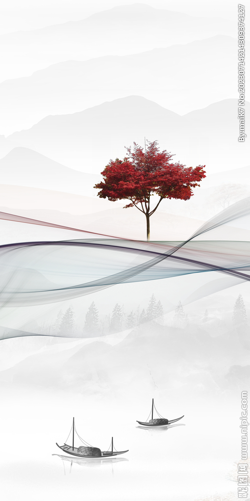 人气 最新款玄关画 Tif分层