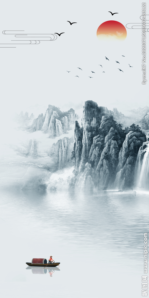 爆款 高雅玄关新画 tif分层