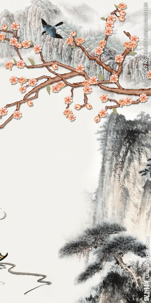 新品 高清图玄关画 Tif分层