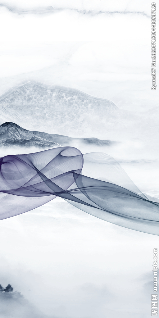 爆款 新淡雅玄关画 TiF分层