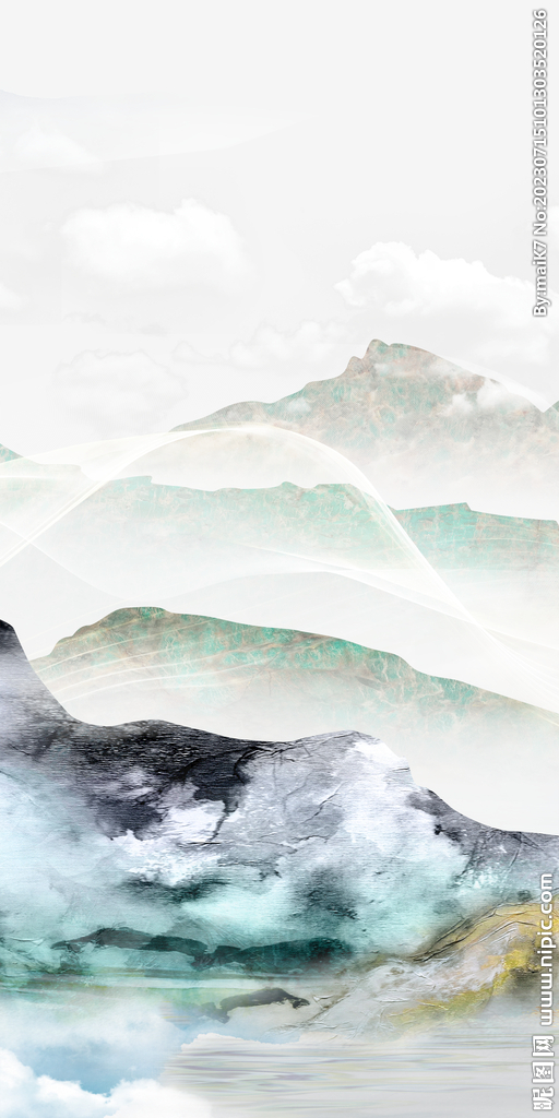 别墅 中式玄关新画 Tif分层