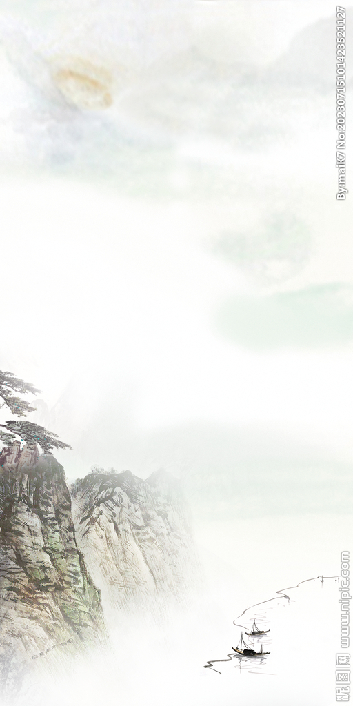 新品 中式玄关新画 Tif分层