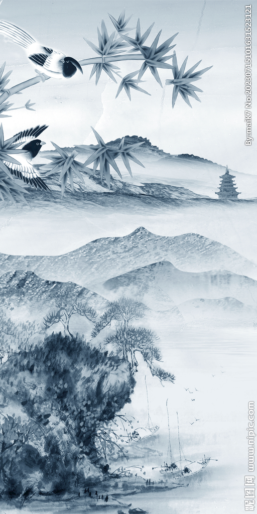 高雅 中式玄关新画 Tif分层