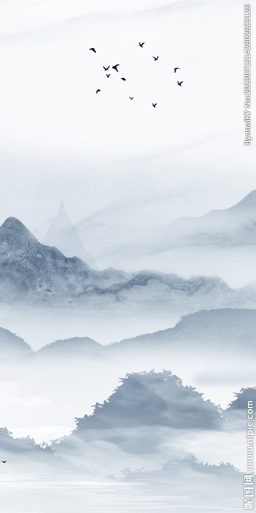 意境 新高档玄关画 Tif分层