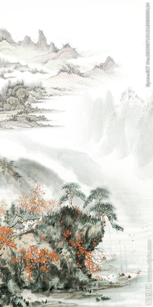 高档 简约高清玄关 tif分层